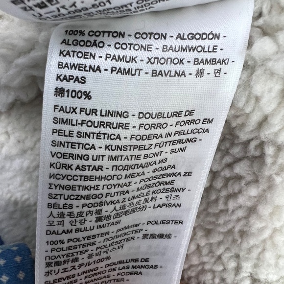 Like New |•LEVI'S•| Shearling Lined Denim Jean Jacket Size Medium - Picture 10 of 10